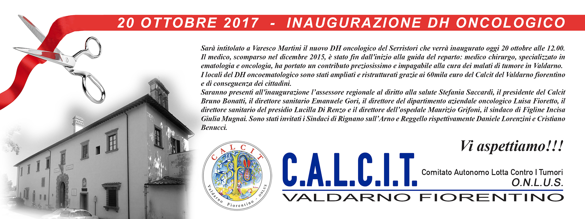 INAUGURAZIONE DH ONCOLOGICO SERRISTORI
